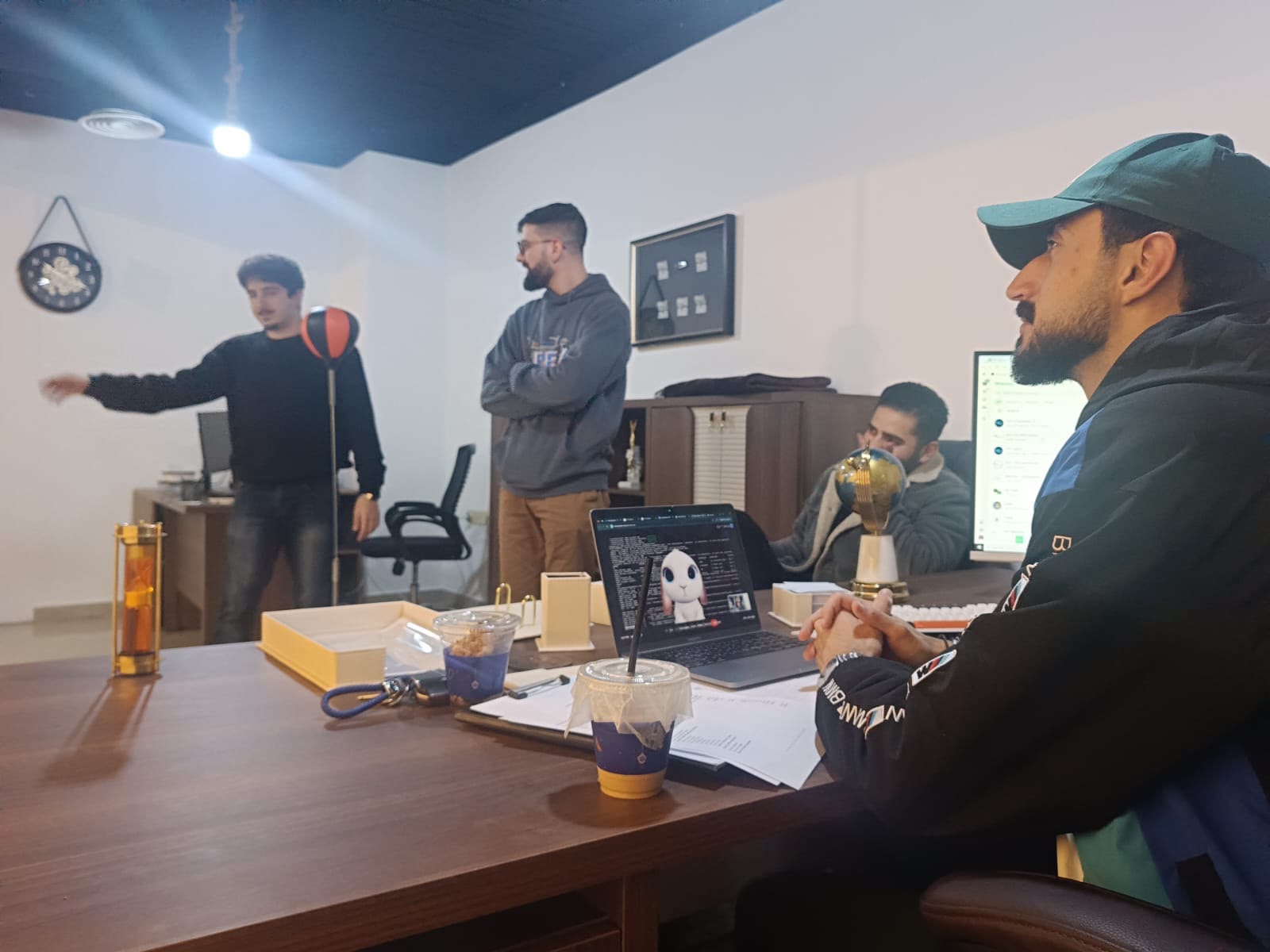 Team working together